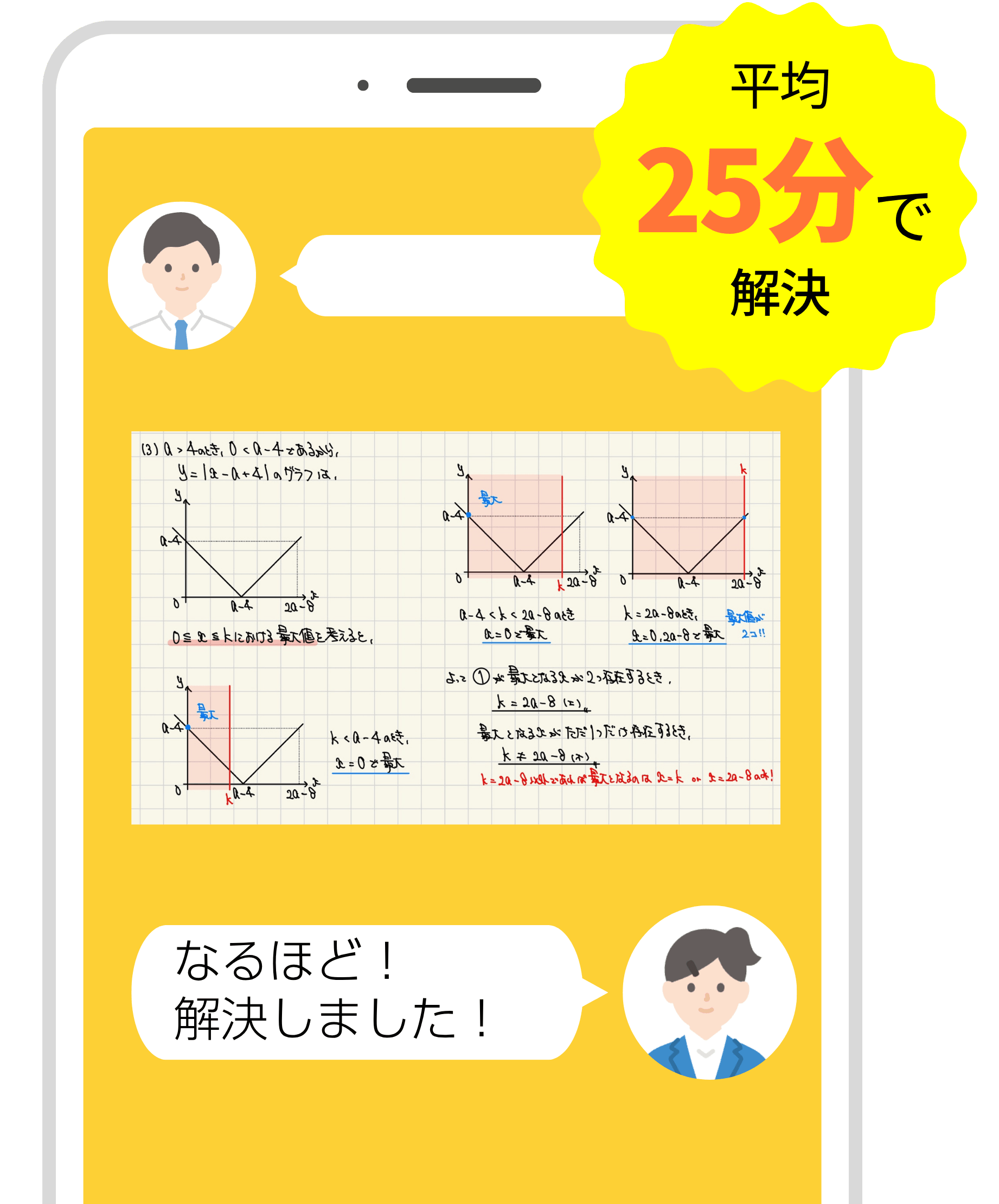 平均25分で解決