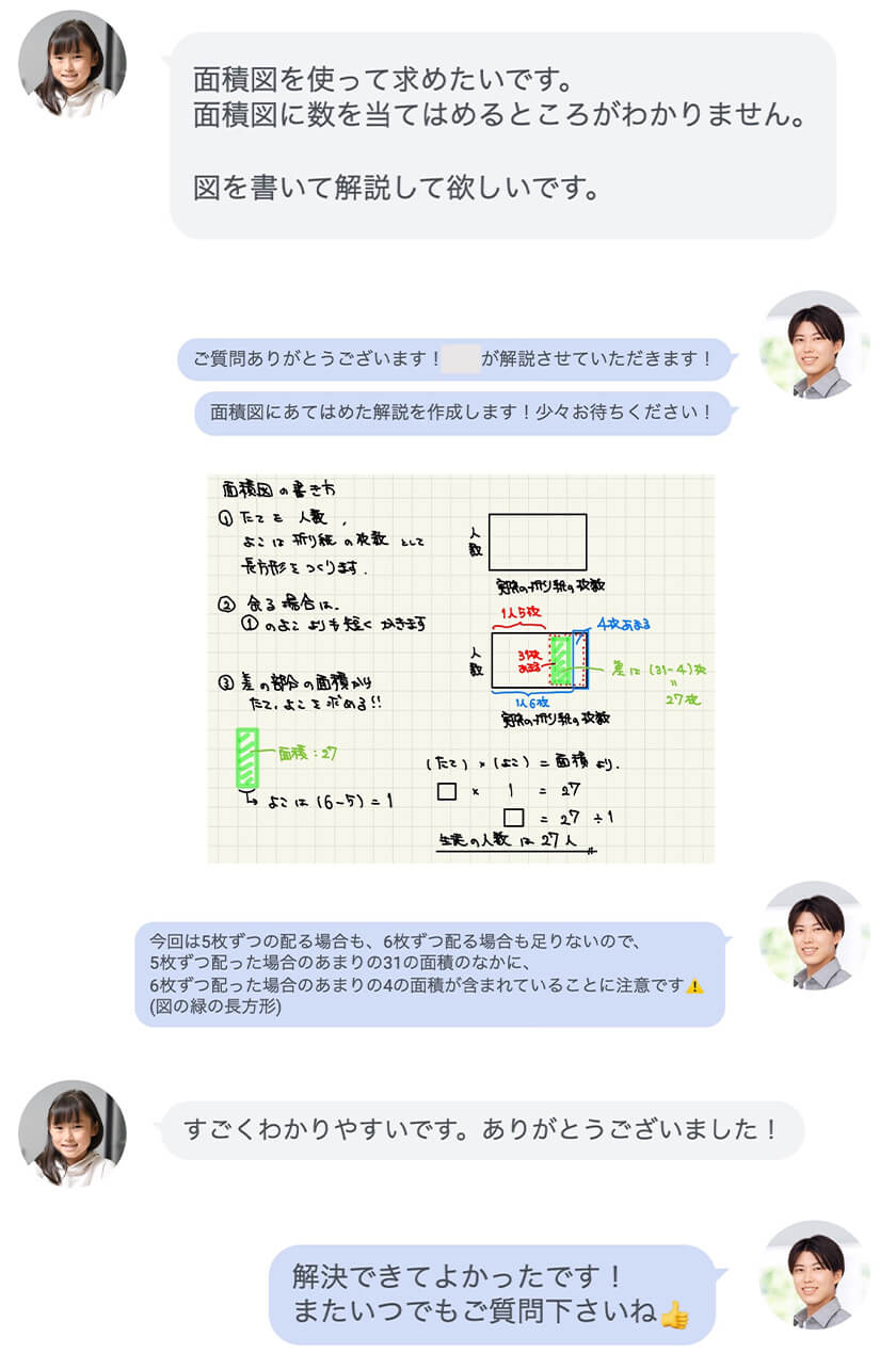 小学生(中学受験生)の解説例